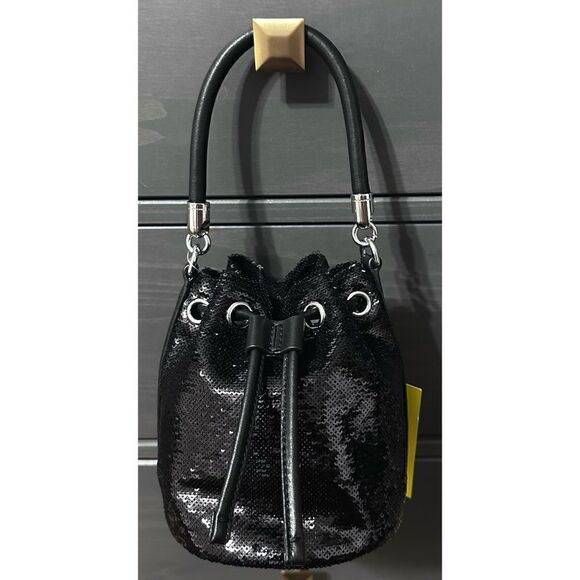 Marc Jacobs The‎ Micro Sequin Bucket Bag, BLACK - Picture 5 of 16